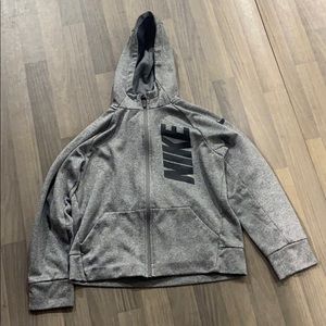 Nike dri-fit front zipper sweatshirt